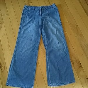 J Jill wide leg, light weight Jean